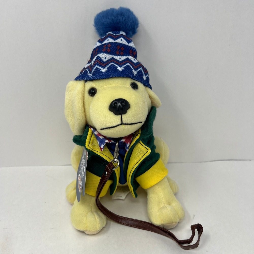 Raising Canes Home Alone 2 Plush 7in Yellow Dog Beanie Parka 2017 Collector Item